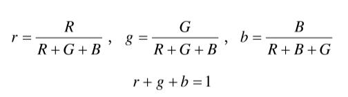 颜色匹配方程式的简化式01